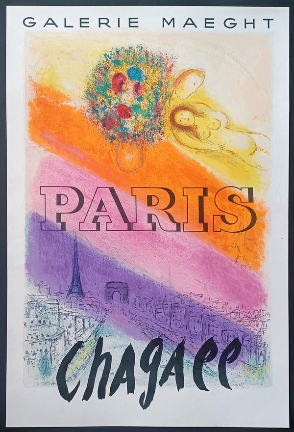 Chagall - Paris Champs-Elysees Galerie Maeght (1954)