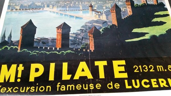 Mont Pilate (Pilatus) Luzern/Schweiz (ca. 1955)