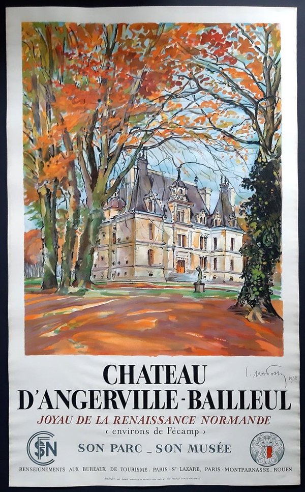 SNCF - Chateau D`Angerville-Bailleul (1938)