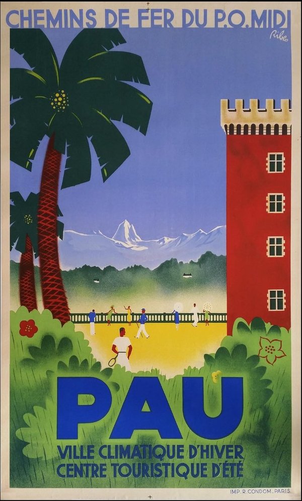 Chemins de Fer du P.O. Midi - Pau (ca. 1935)