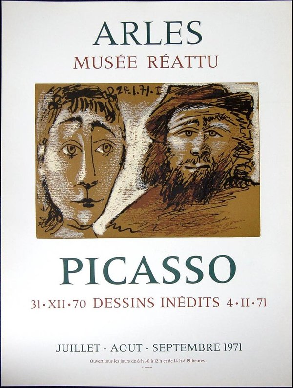 Picasso - Dessins Inédits Musée Réattu (1971)