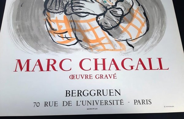 Chagall - Le Cirque au Clown jaune (1968)