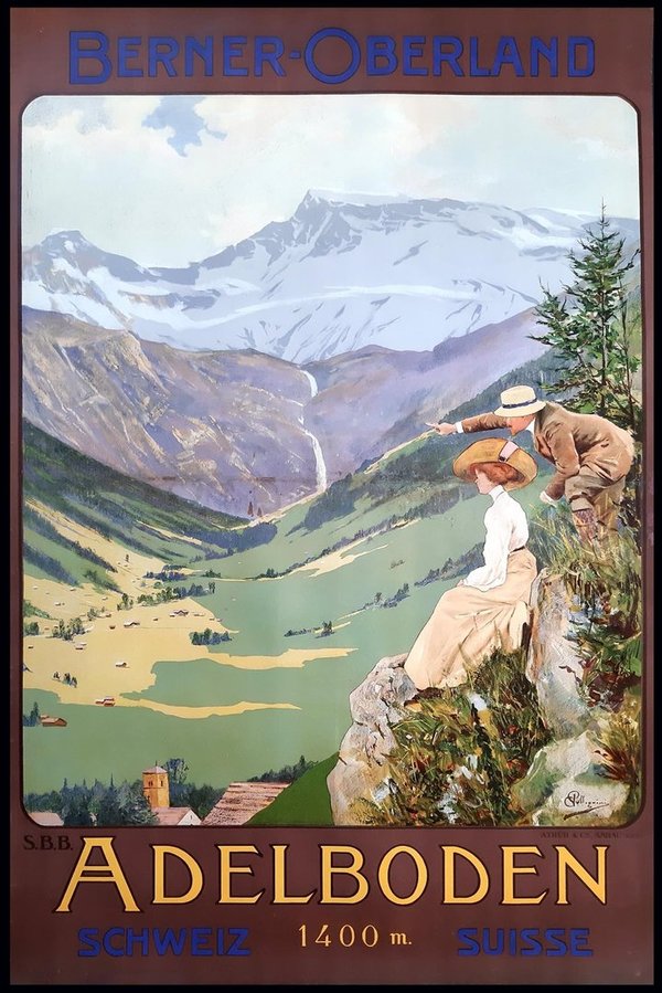 Carlo Pellegrini - Adelboden Berner-Oberland (1907)