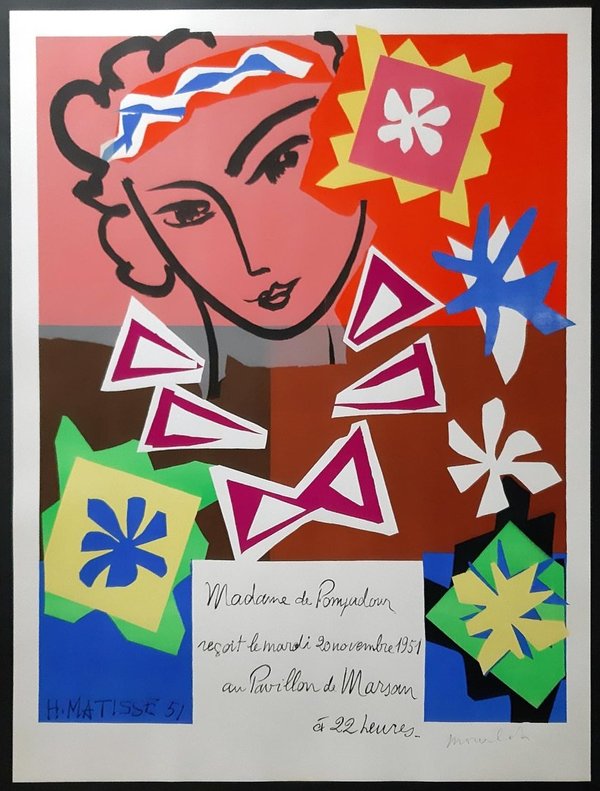 Matisse - Madame de Pompadour au Pavillon de Marsan (1951)