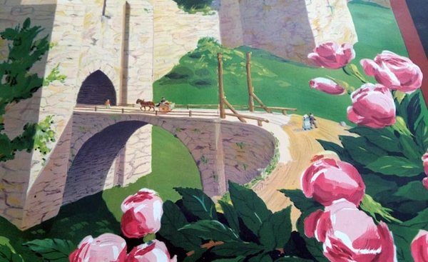 Visby Sweden - Town of Ruins and Roses (1937)
