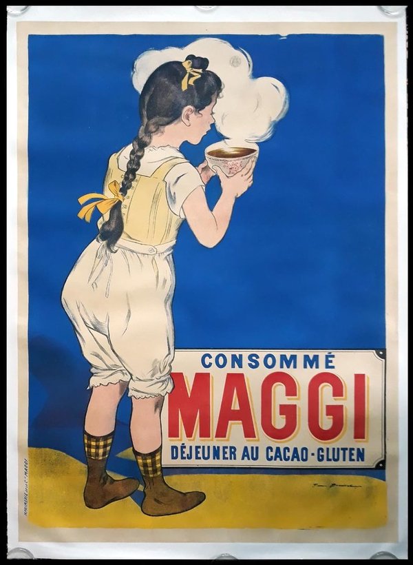 Consomme Maggi - Dejeuner au Cacao-Gluten (1895)