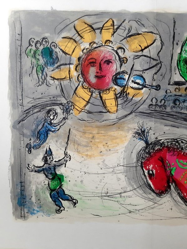 Chagall - Sonne und rotes Pferd (1979)