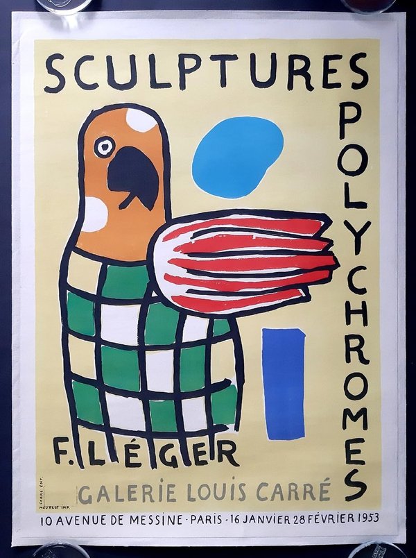 Léger - Sculptures Polychromes Galerie Louis Carré (1953)