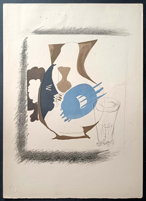 Braque - Verre et Pichet (1956)