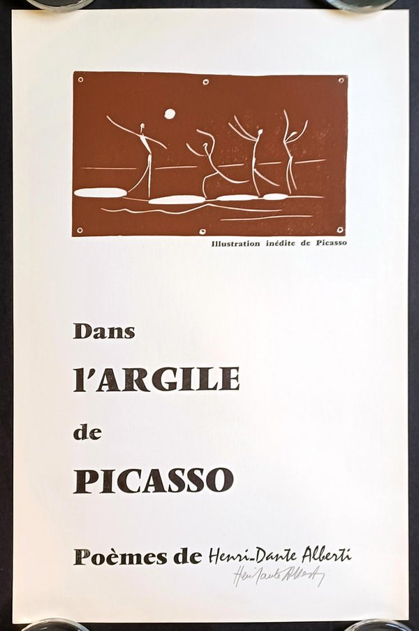 Dans l'Argile de Picasso - Poemes de Henri-Dante Alberti (1957)
